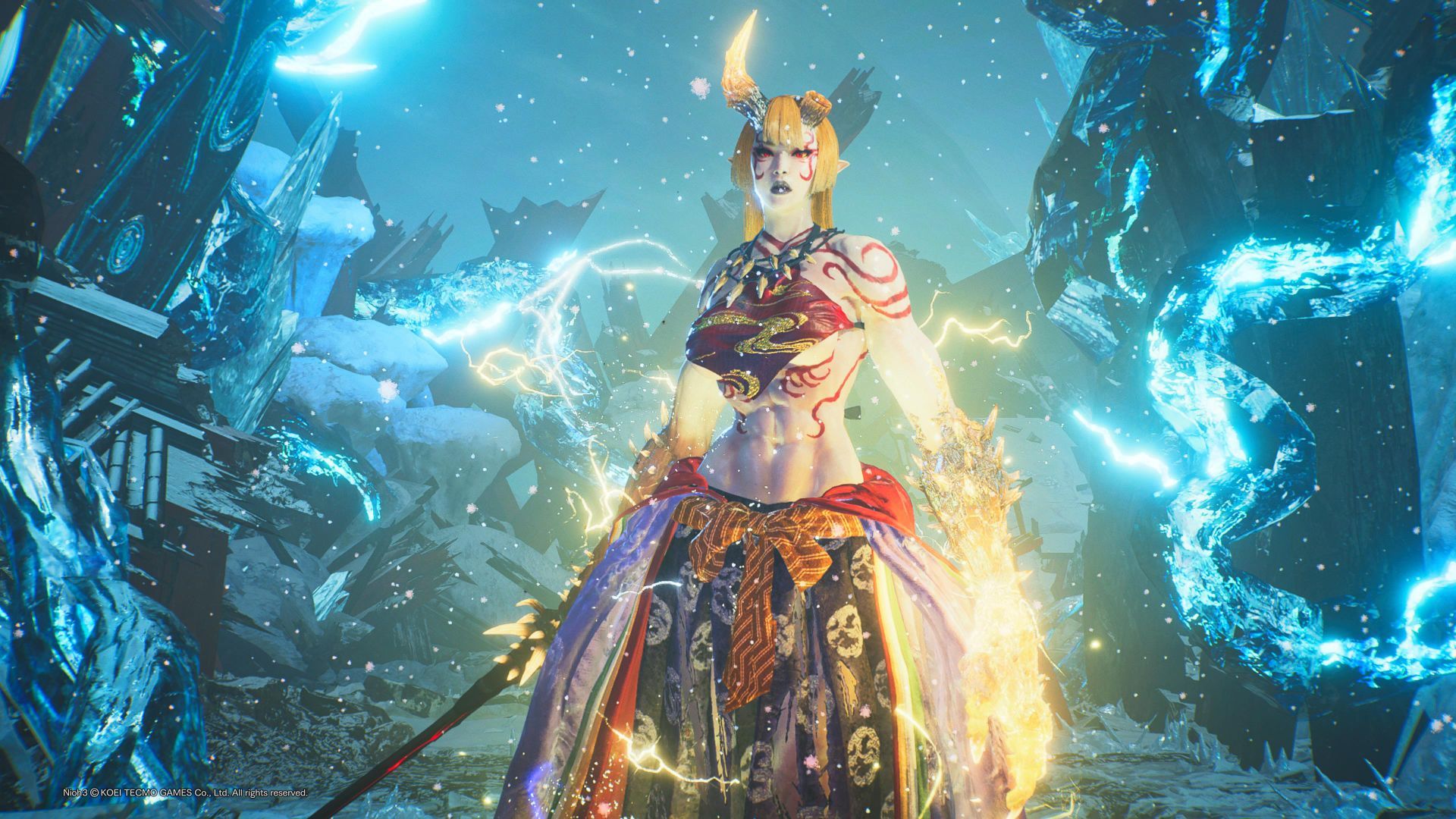 Nioh 3 Ibaraki Doji boss fight - main boss